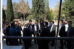 بازدید رئیس دانشگاه علوم پزشکی شیراز و فرماندار استهبان از شبکه بهداشتی درمانی شهرستان استهبان